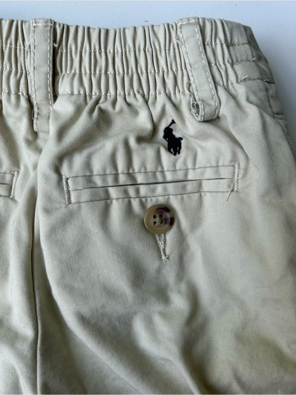 Ralph Lauren Light Khaki Kids Cotton Pants